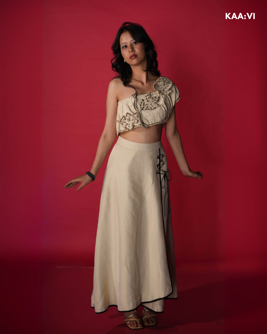Ivory skirt