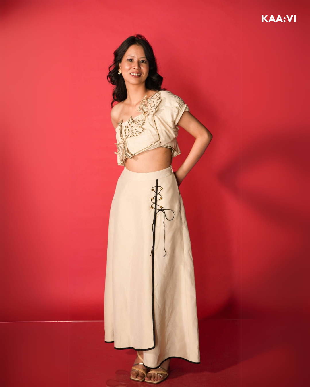 Ivory skirt