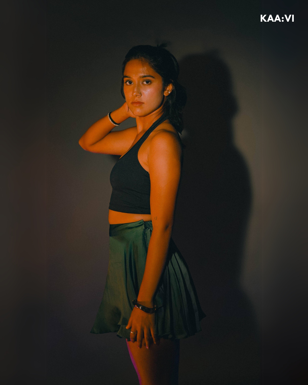 Emerald Ruffle Skirt